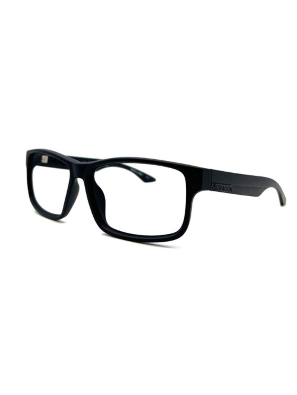 Dragon DR Count LL 002 Matte Black Smoke Rectangle Sunglasses 58-15-140